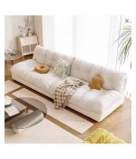 Home Style Sectional Fabric Sofa Living Room Furniture Sofas Set Anti-cat Scratch Fabric Solid Wood Frame - Image 2
