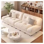 Home Style Sectional Fabric Sofa Living Room Furniture Sofas Set Anti-cat Scratch Fabric Solid Wood Frame
