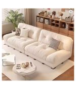 Home Style Sectional Fabric Sofa Living Room Furniture Sofas Set Anti-cat Scratch Fabric Solid Wood Frame