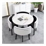 Nordic Round Dining Tables Set for Dining Room Furniture Kitchen Dining Table Set