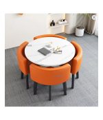 Nordic Round Dining Tables Set for Dining Room Furniture Kitchen Dining Table Set - Image 2
