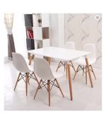 Restaurant Dressing Dining Table 6 People Console Computer Side Table Wooden