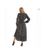 2023 Sping Summer Bohemian Women Maxi Dress Casual Long Sleeve High Waist Beach Woman - Image 2