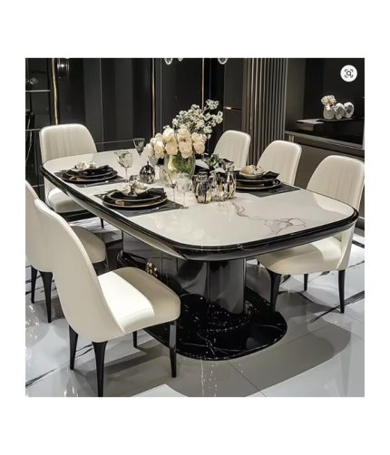 Luxury Chairs Dining Table Kitchen Restaurant Extending Living Room