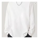 Men's Heavyweight Cotton Long Sleeved T-shirt Solid Color