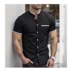 16 colors men's shirt 3D printing Hawaiian vacation short-sleeved shirt large size