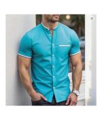 16 colors men's shirt 3D printing Hawaiian vacation short-sleeved shirt large size - Image 2