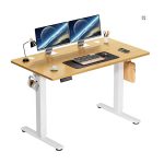 JHK Electric Standing Desk Height Adjustable 40x24 Inch Stand Up Sit Stand Computer Desk