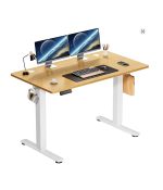 JHK Electric Standing Desk Height Adjustable 40x24 Inch Stand Up Sit Stand Computer Desk