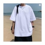 Fashion Solid Polyester T-shirts For Men Basic Tee Casual T shirt