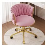 Vanity Chair Light Luxury Lift and Rotate Office Chair Home Makeup Dressing Stool