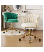 Vanity Chair Light Luxury Lift and Rotate Office Chair Home Makeup Dressing Stool - Image 2