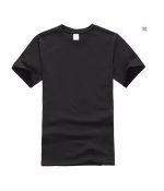 Summer Cotton T Shirts Mens Casual Short Sleeve Solid Cotton Crew Neck Soft