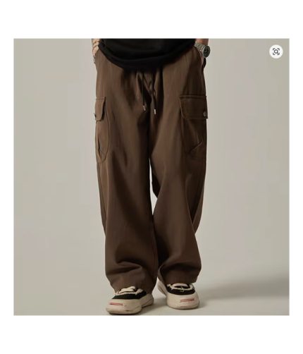 Men's Sweatpants 2025 Spring Autumn Vintage Japanese Wide Leg