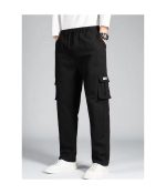 Men's Casual Wide Leg Pants Loose Straight Hip-Hop Streetwear Fashion Cargo