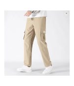 Men's Casual Wide Leg Pants Loose Straight Hip-Hop Streetwear Fashion Cargo - Image 2